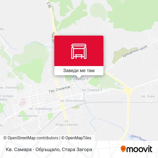 Кв. Самара - Обръщало карта