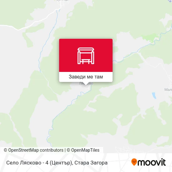 Село Лясково - 4 (Център) карта