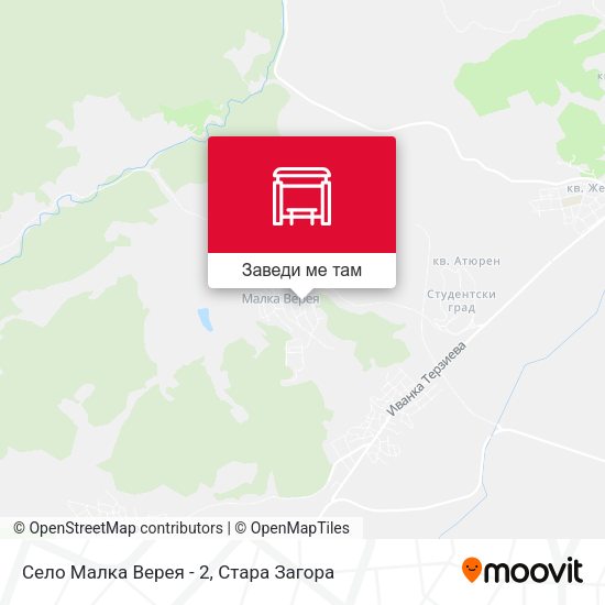 Село Малка Верея - 2 карта