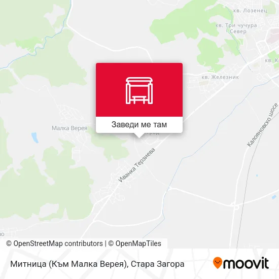 Митница (Към Малка Верея) карта