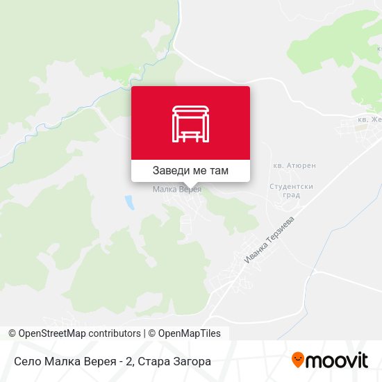 Село Малка Верея - 2 карта