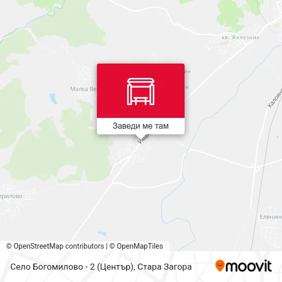 Село Богомилово - 2 (Център) карта