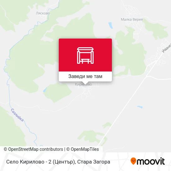 Село Кирилово - 2 (Център) карта
