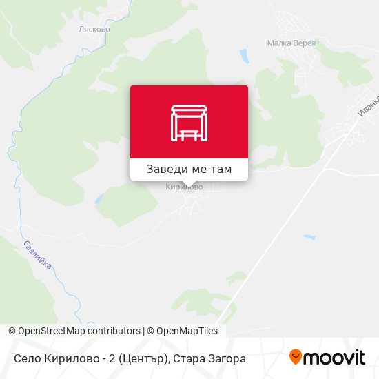 Село Кирилово - 2 (Център) карта