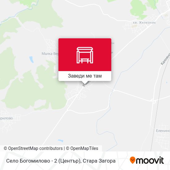 Село Богомилово - 2 (Център) карта