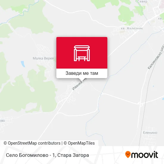 Село Богомилово - 1 карта