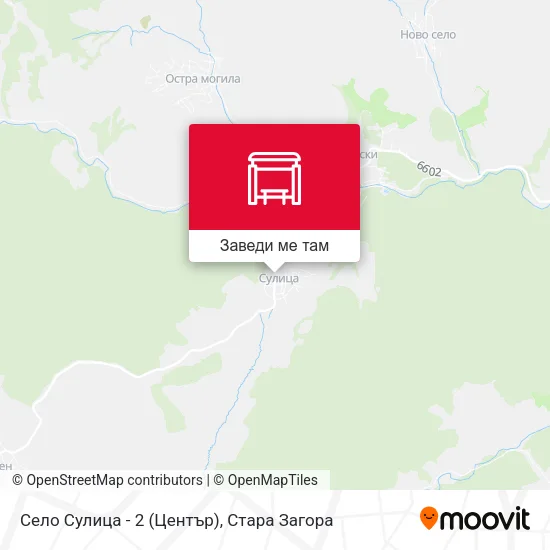 Село Сулица - 2 (Център) карта