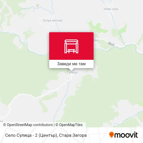 Село Сулица - 2 (Център) карта