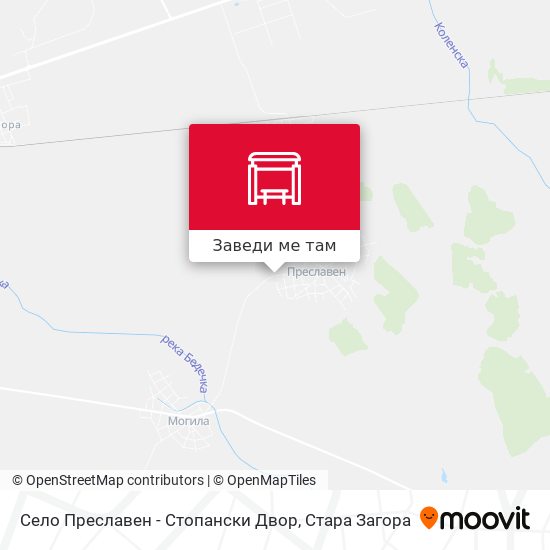 Село Преславен - Стопански Двор карта