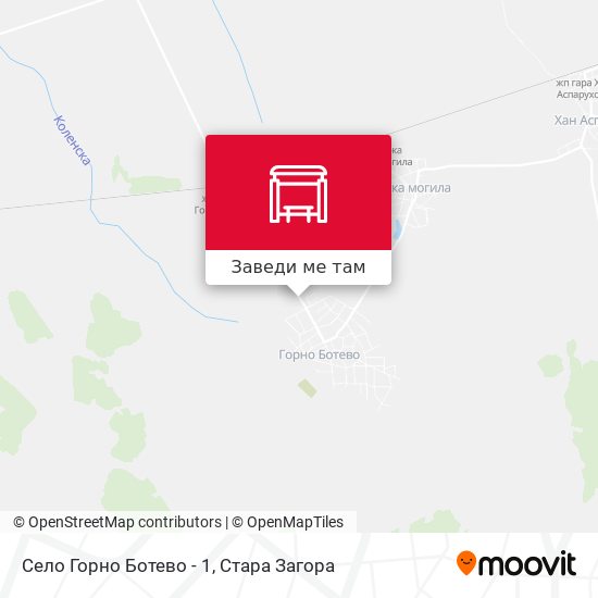 Село Горно Ботево - 1 карта