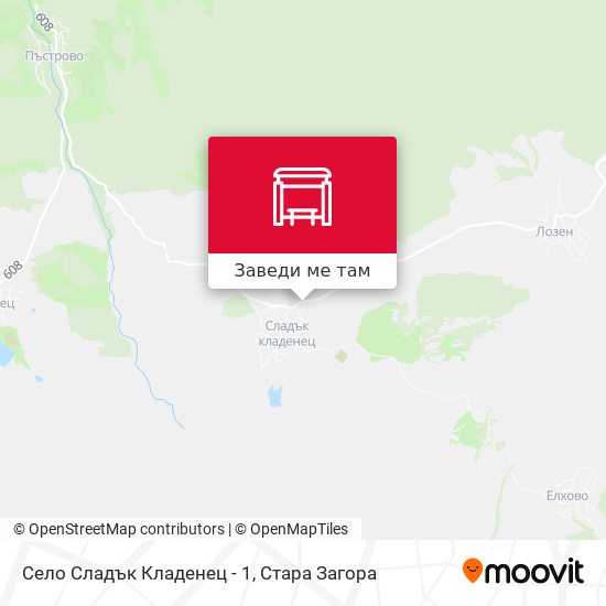 Село Сладък Кладенец - 1 карта