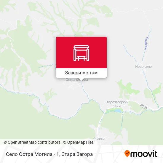 Село Остра Могила - 1 карта