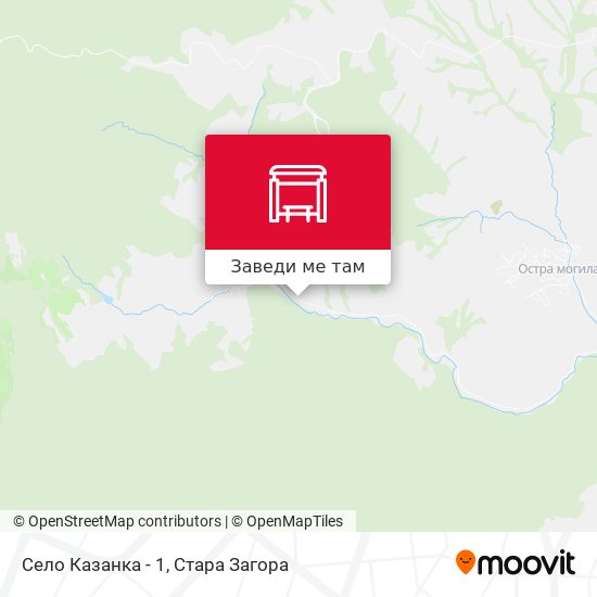 Село Казанка - 1 карта