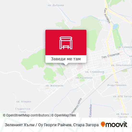 Зеленият Хълм / Оу Георги Райчев карта