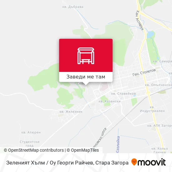 Зеленият Хълм / Оу Георги Райчев карта