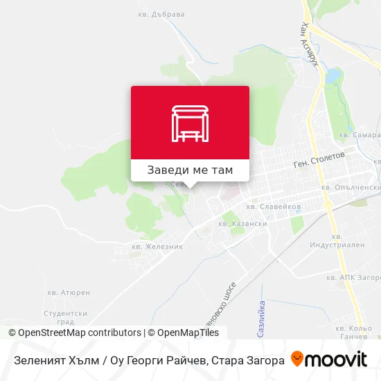Зеленият Хълм / Оу Георги Райчев карта