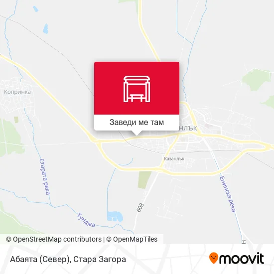 Абаята (Север) карта