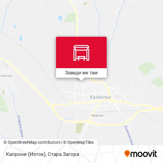 Капрони (Изток) карта