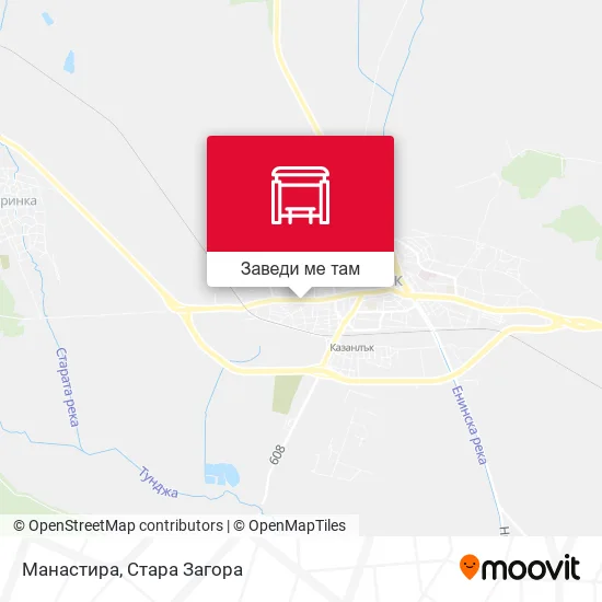 Манастира карта