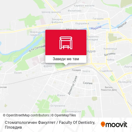 Стоматологичен Факултет / Faculty Of Dentistry карта