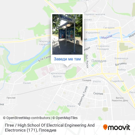 Пгее / High School Of Electrical Engineering And Electronics (171) карта
