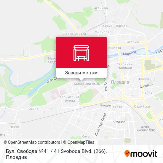 Бул. Свобода №41 / 41 Svoboda Blvd. (266) карта