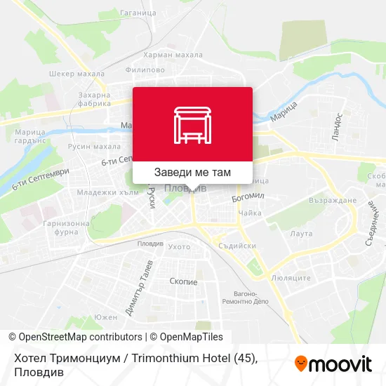 Хотел Тримонциум / Trimonthium Hotel (45) карта