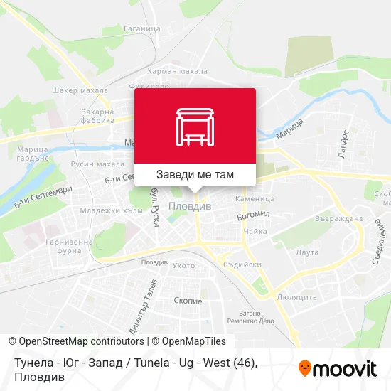 Тунела - Юг - Запад / Tunela - Ug - West (46) карта