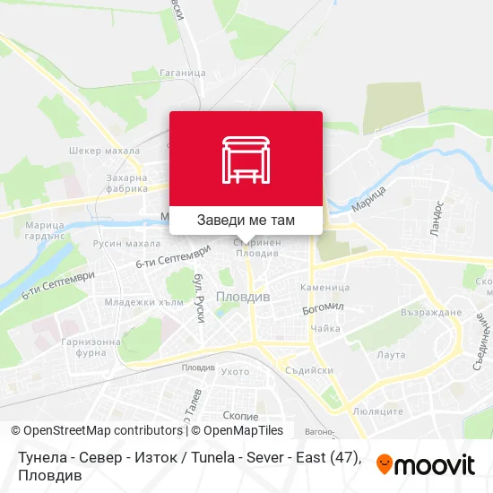 Тунела - Север - Изток / Tunela - Sever - East (47) карта