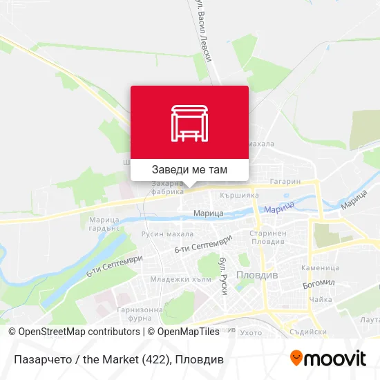 Пазарчето / the Market (422) карта