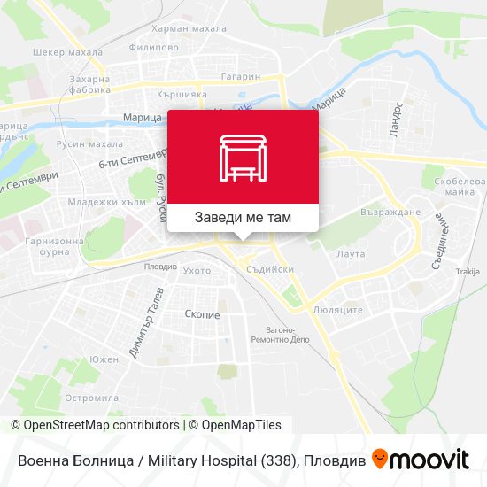 Военна Болница / Military Hospital (338) карта