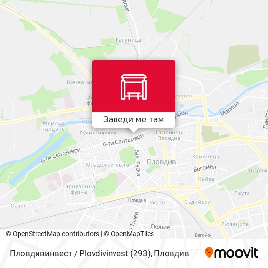Пловдивинвест / Plovdivinvest (293) карта
