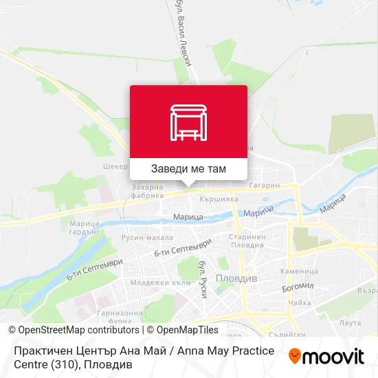 Практичен Център Ана Май / Anna May Practice Centre (310) карта