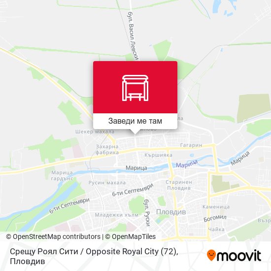Срещу Роял Сити / Opposite Royal City (72) карта