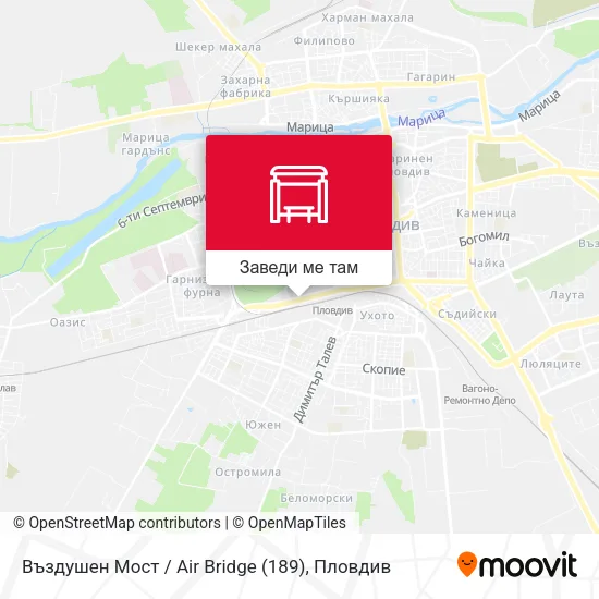 Въздушен Мост / Air Bridge (189) карта