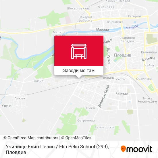 Училище Елин Пелин / Elin Pelin School (299) карта