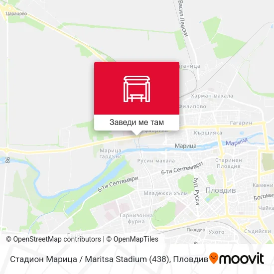 Стадион Марица / Maritsa Stadium (438) карта