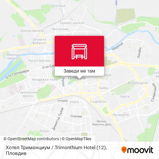 Хотел Тримонциум / Trimonthium Hotel (12) карта