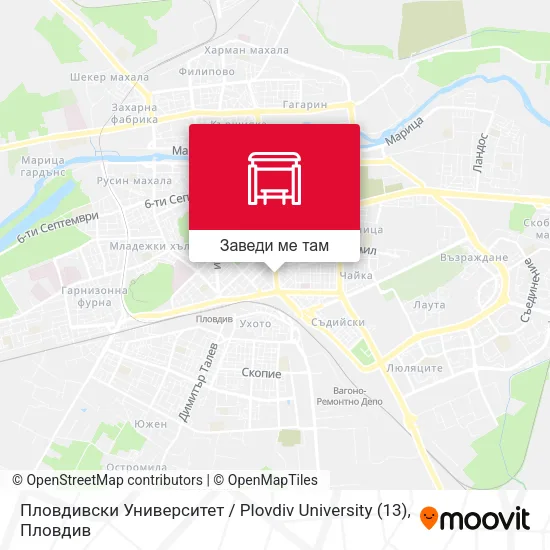 Пловдивски Университет / Plovdiv University (13) карта