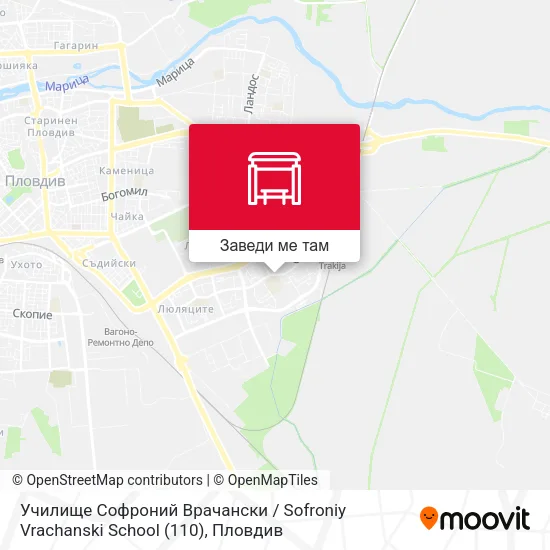 Училище Софроний Врачански / Sofroniy Vrachanski School (110) карта