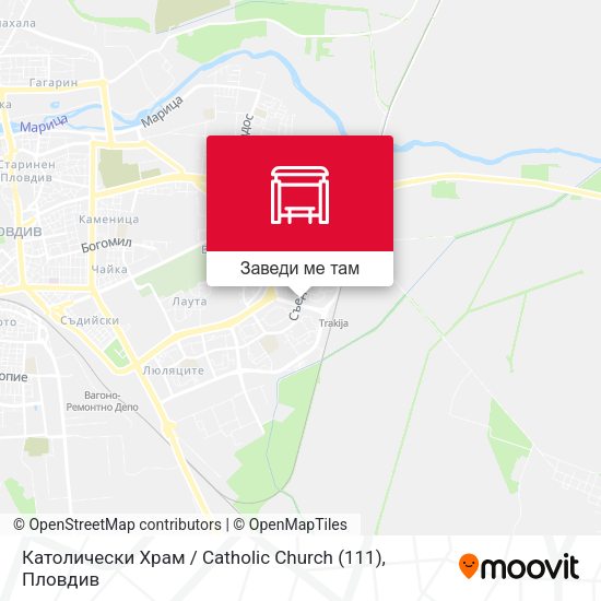 Католически Храм / Catholic Church (111) карта