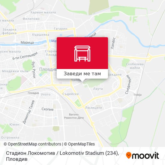Стадион Локомотив / Lokomotiv Stadium (234) карта