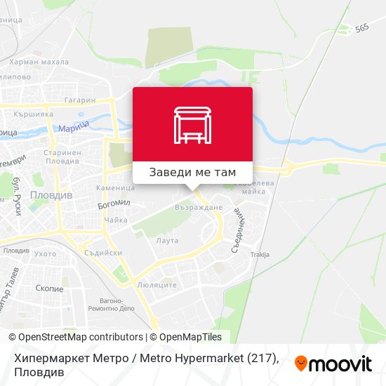 Хипермаркет Метро / Metro Hypermarket (217) карта
