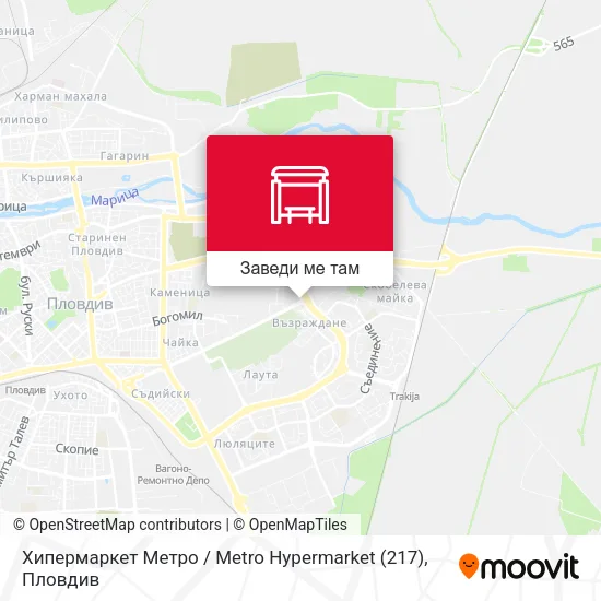 Хипермаркет Метро / Metro Hypermarket (217) карта