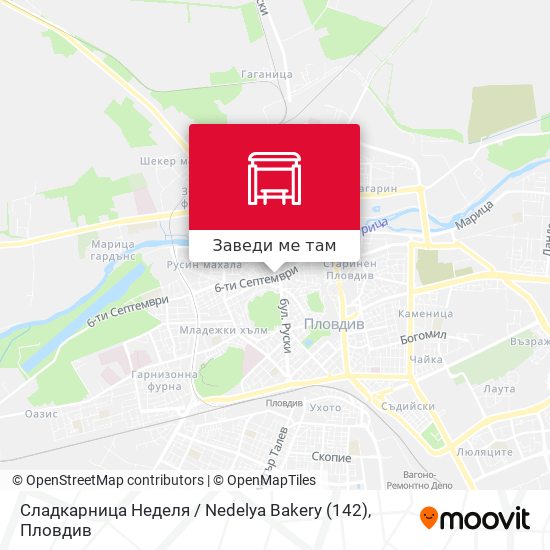 Сладкарница Неделя / Nedelya Bakery (142) карта
