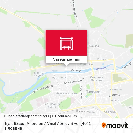 Бул. Васил Априлов / Vasil Aprilov Blvd. (401) карта