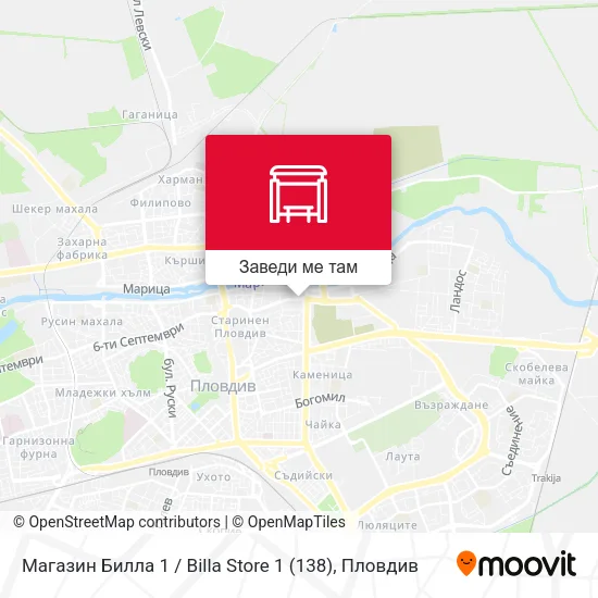 Магазин Билла 1 / Billa Store 1 (138) карта