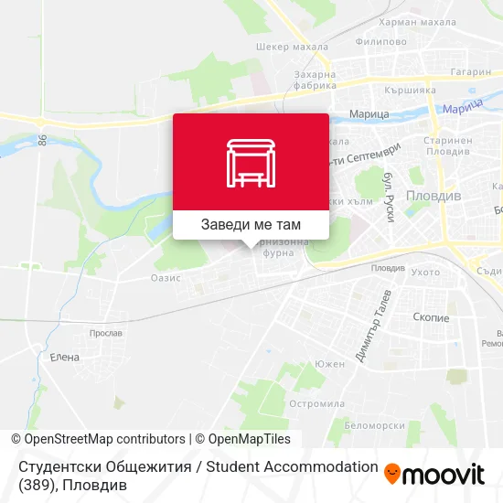 Студентски Общежития / Student Accommodation (389) карта