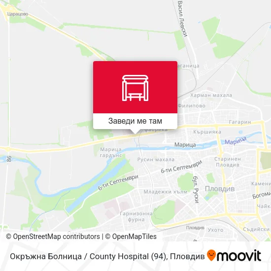 Окръжна Болница / County Hospital (94) карта