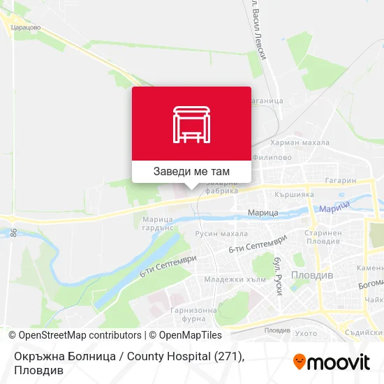 Окръжна Болница / County Hospital (271) карта